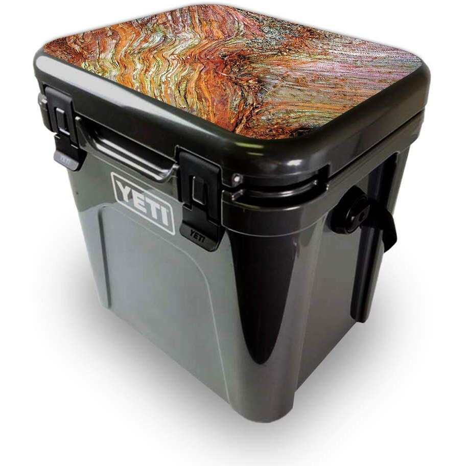 MightySkins YEROA24LID-Woodlands Skin for Yeti Roadie 24 Hard cooler Lid - Woodlands