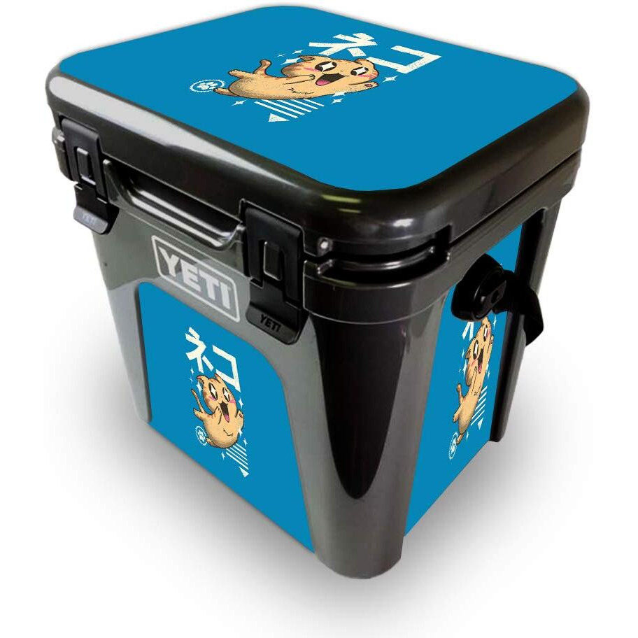 MightySkins YEROAD24-Feline Kawaii Skin for Yeti Roadie 24 Hard cooler - Feline Kawaii