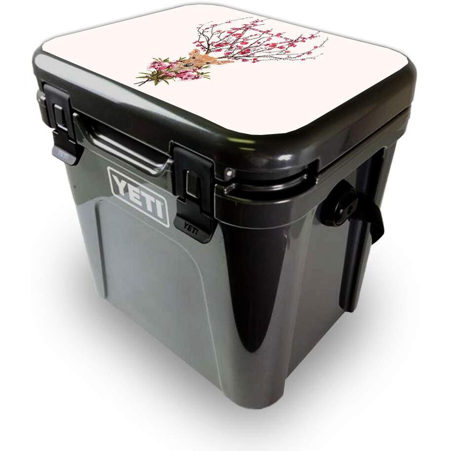 MightySkins YEROA24LID-Spring Deer Skin for Yeti Roadie 24 Hard cooler Lid - Spring Deer