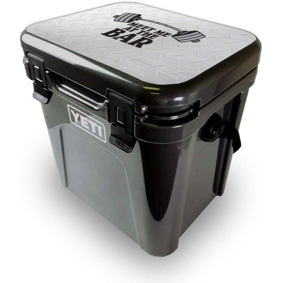 MightySkins YEROA24LID-Meet Me At The Bar Skin for Yeti Roadie 24 Hard cooler Lid - Meet Me At the Bar
