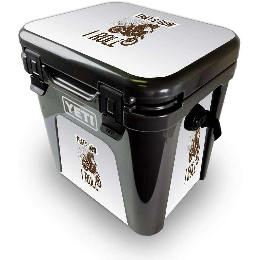 MightySkins YEROAD24-Motocross Skin for Yeti Roadie 24 Hard cooler - Motocross