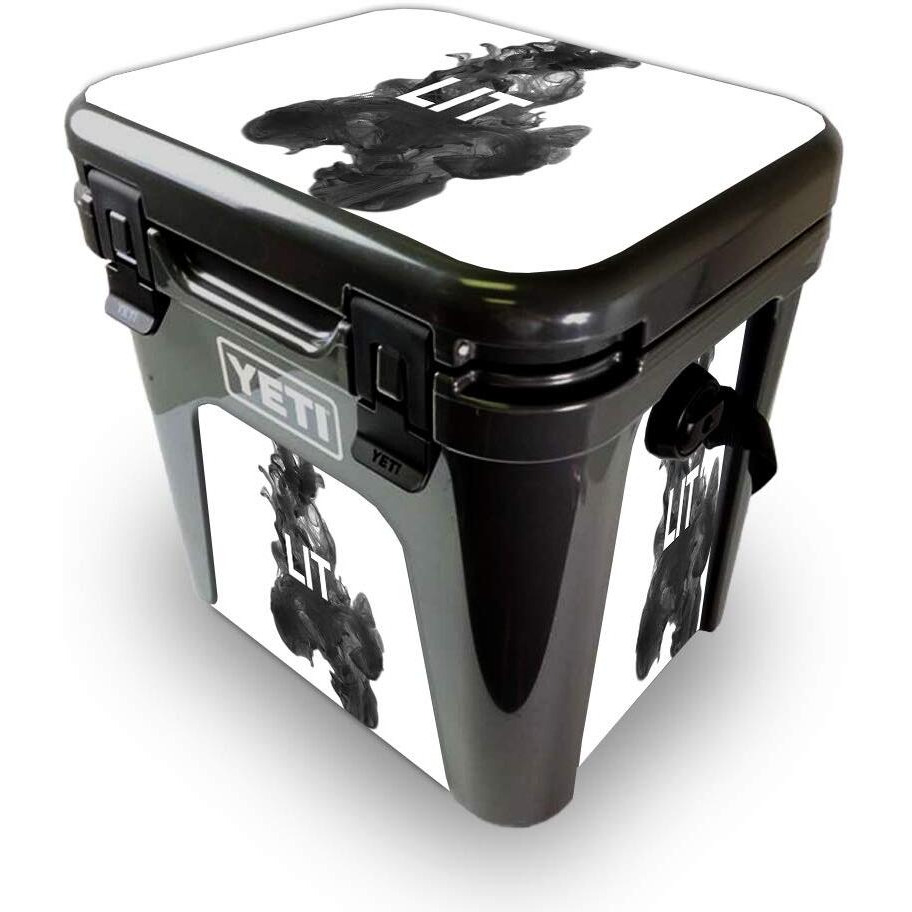MightySkins YEROAD24-Lit Skin for Yeti Roadie 24 Hard cooler - Lit