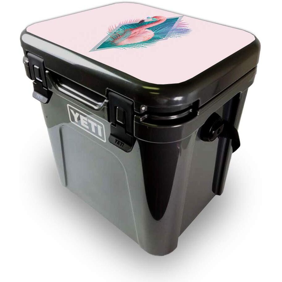 MightySkins YEROA24LID-Flamingo Vice Skin for Yeti Roadie 24 Hard cooler Lid - Flamingo Vice