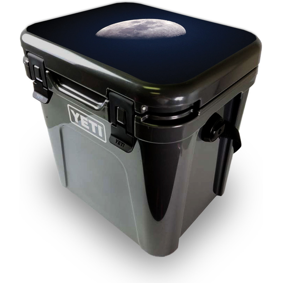 MightySkins YEROA24LID-Moon Skin for Yeti Roadie 24 Hard cooler Lid - Moon