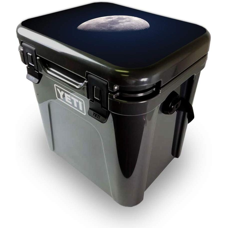 MightySkins YEROA24LID-Moon Skin for Yeti Roadie 24 Hard cooler Lid - Moon