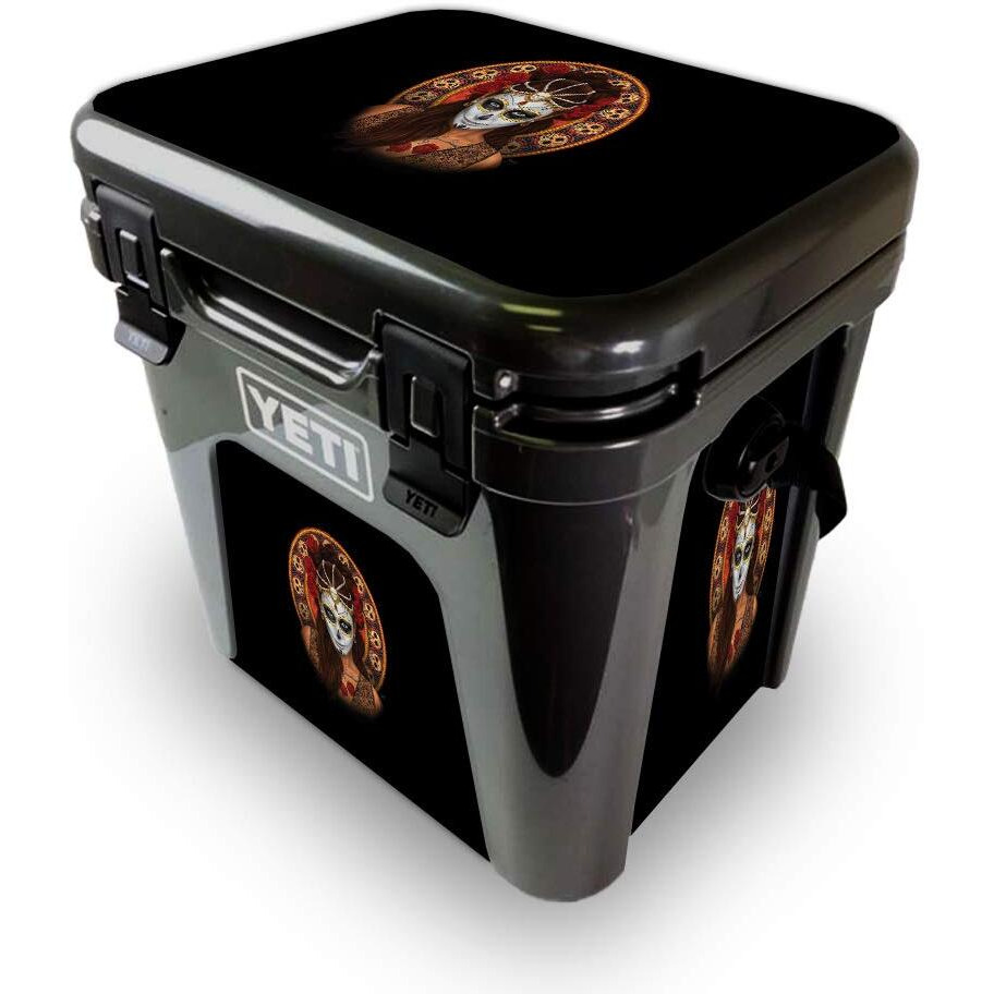 MightySkins YEROAD24-Dia De Muertos Skin for Yeti Roadie 24 Hard cooler - Dia De Muertos