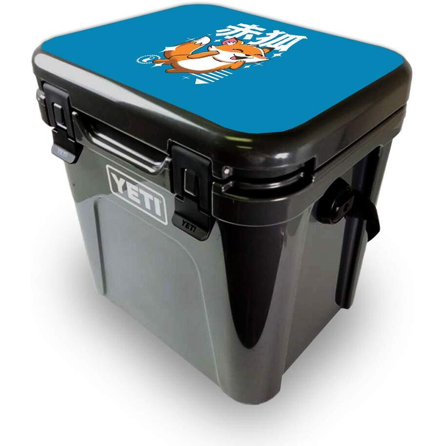 MightySkins YEROA24LID-Fox Kawaii Skin for Yeti Roadie 24 Hard cooler Lid - Fox Kawaii