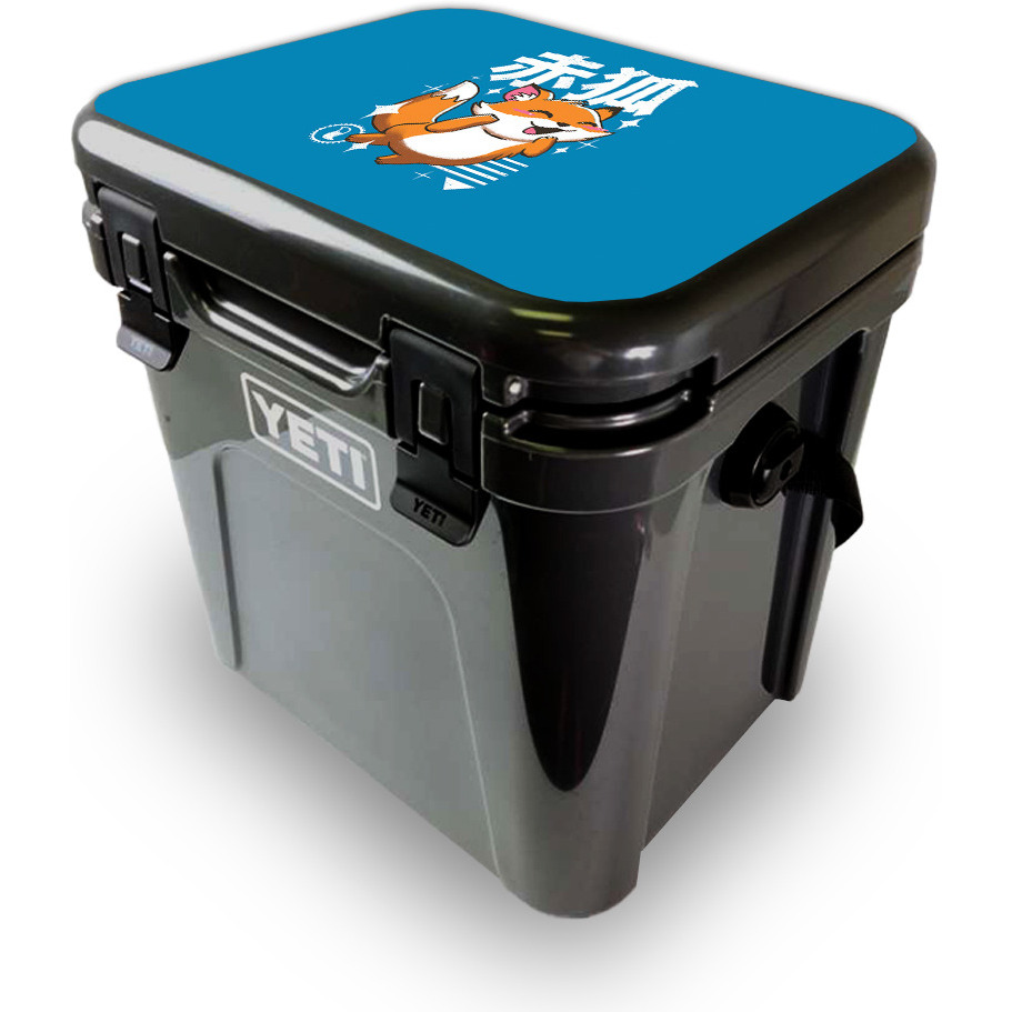 MightySkins YEROA24LID-Fox Kawaii Skin for Yeti Roadie 24 Hard cooler Lid - Fox Kawaii