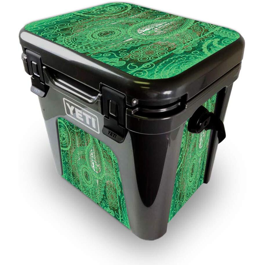 MightySkins YEROAD24-Vintage Paisley Skin for Yeti Roadie 24 Hard cooler - Vintage Paisley