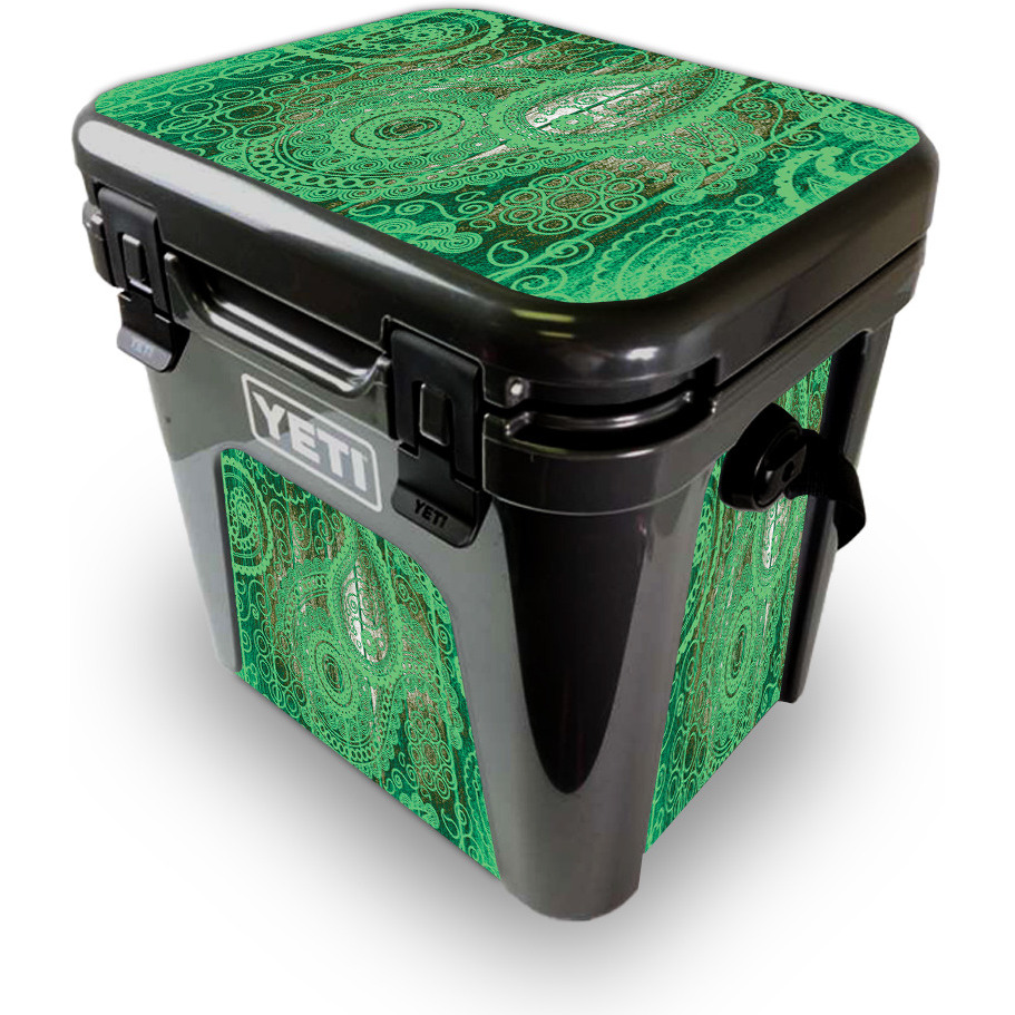 MightySkins YEROAD24-Vintage Paisley Skin for Yeti Roadie 24 Hard cooler - Vintage Paisley