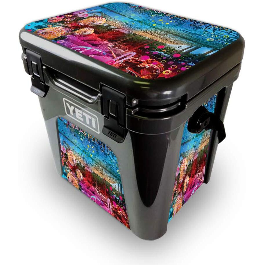MightySkins YEROAD24-Tropical Resort Skin for Yeti Roadie 24 Hard cooler - Tropical Resort