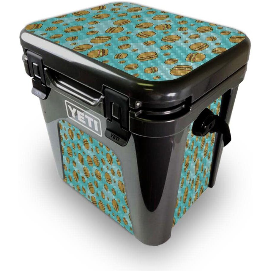 MightySkins YEROAD24-Burger Heaven Skin for Yeti Roadie 24 Hard cooler - Burger Heaven