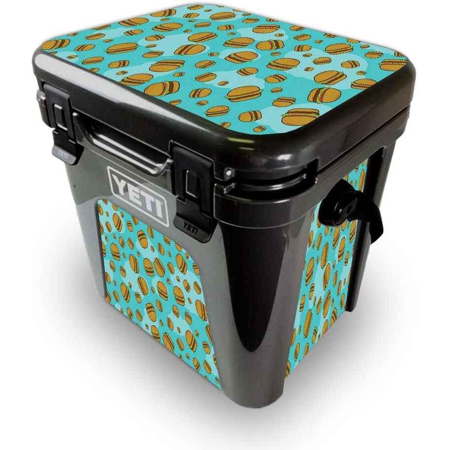 MightySkins YEROAD24-Burger Heaven Skin for Yeti Roadie 24 Hard cooler - Burger Heaven