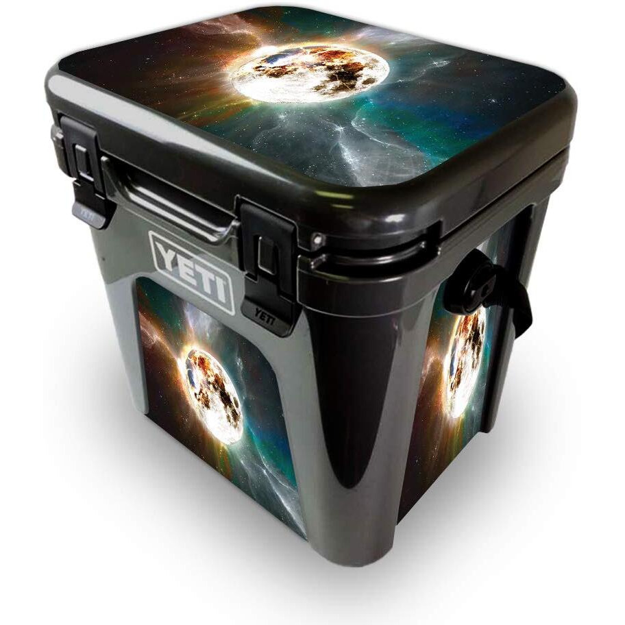MightySkins YEROAD24-Moon Explosion Skin for Yeti Roadie 24 Hard cooler - Moon Explosion