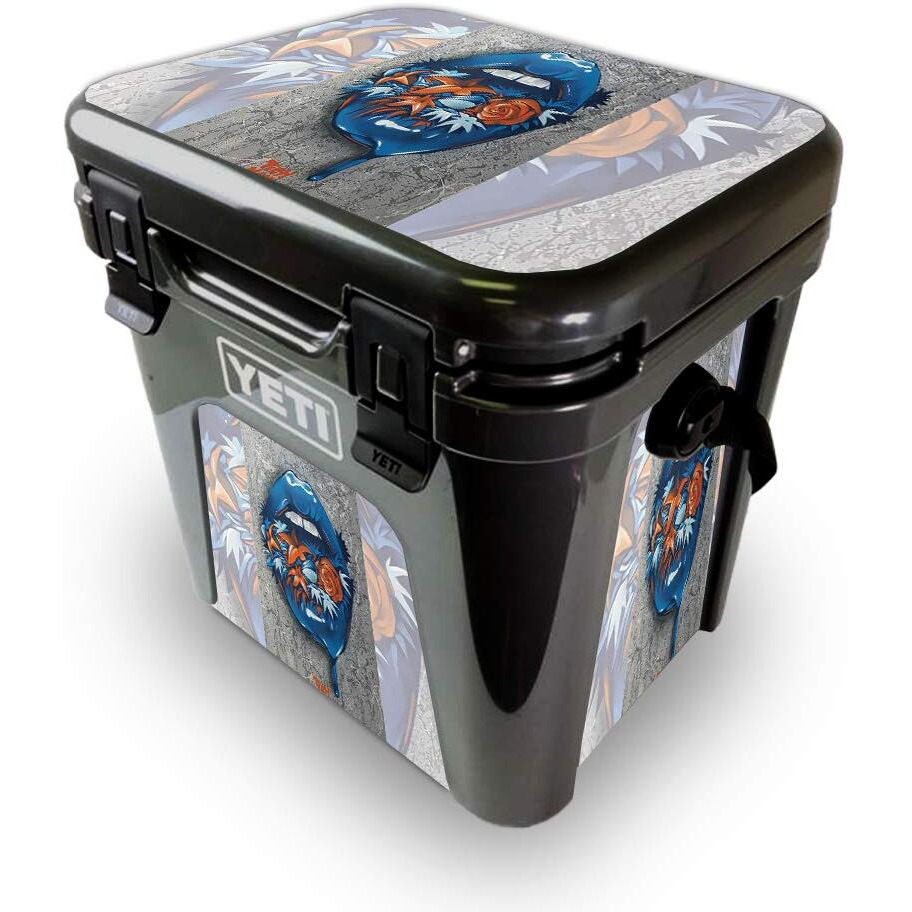 MightySkins YEROAD24-Blue Lips Skin for Yeti Roadie 24 Hard cooler - Blue Lips
