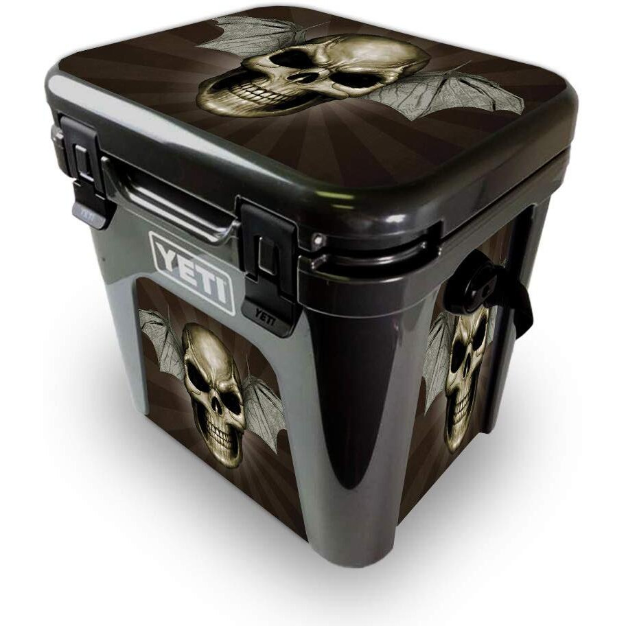 MightySkins YEROAD24-Skeletor Skin for Yeti Roadie 24 Hard cooler - Skeletor