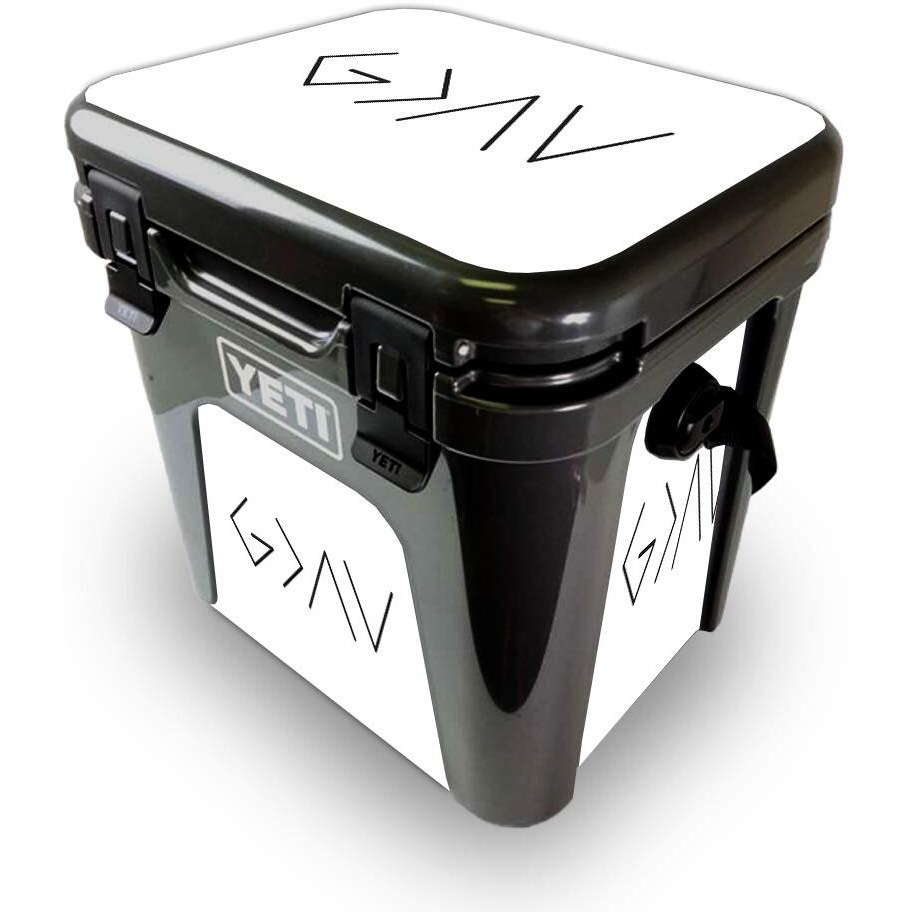 MightySkins YEROAD24-god Is greater Skin for Yeti Roadie 24 Hard cooler - god is greater