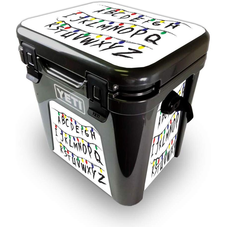 MightySkins YEROAD24-Stranger Alphabet Skin for Yeti Roadie 24 Hard cooler - Stranger Alphabet