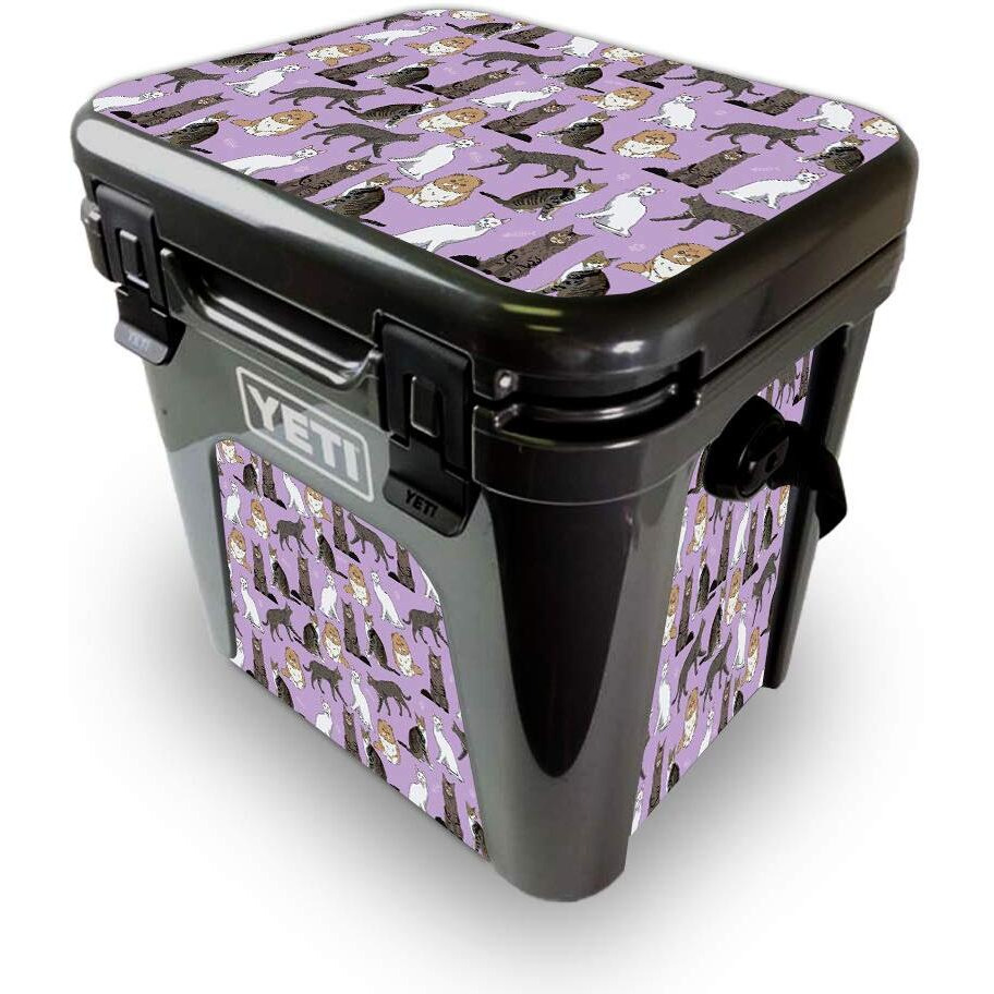MightySkins YEROAD24-cat chaos Skin for Yeti Roadie 24 Hard cooler - cat chaos