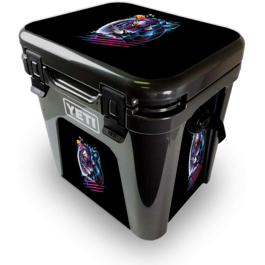 MightySkins YEROAD24-Tight Tiger Skin for Yeti Roadie 24 Hard cooler - Tight Tiger
