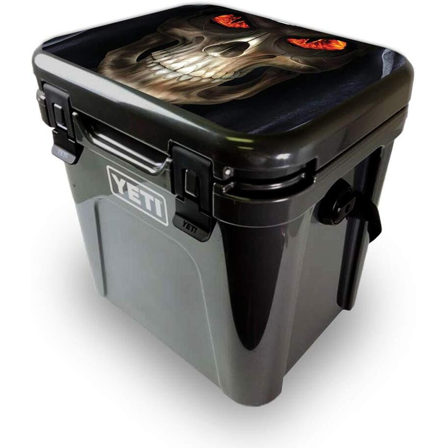 MightySkins YEROA24LID-Evil Reaper Skin for Yeti Roadie 24 Hard cooler Lid - Evil Reaper