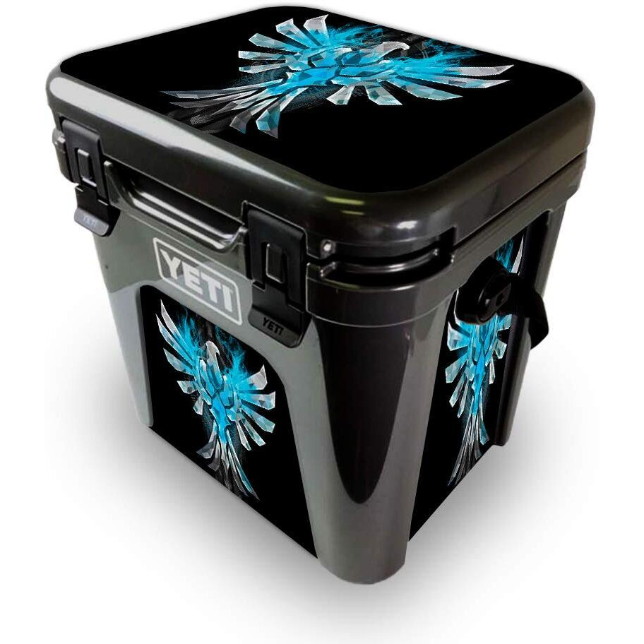 MightySkins YEROAD24-Blue Reborn Skin for Yeti Roadie 24 Hard cooler - Blue Reborn