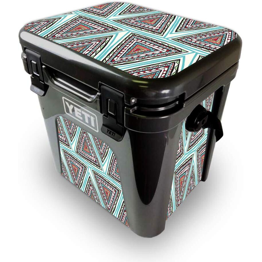MightySkins YEROAD24-Aztec Pyramids Skin for Yeti Roadie 24 Hard cooler - Aztec Pyramids