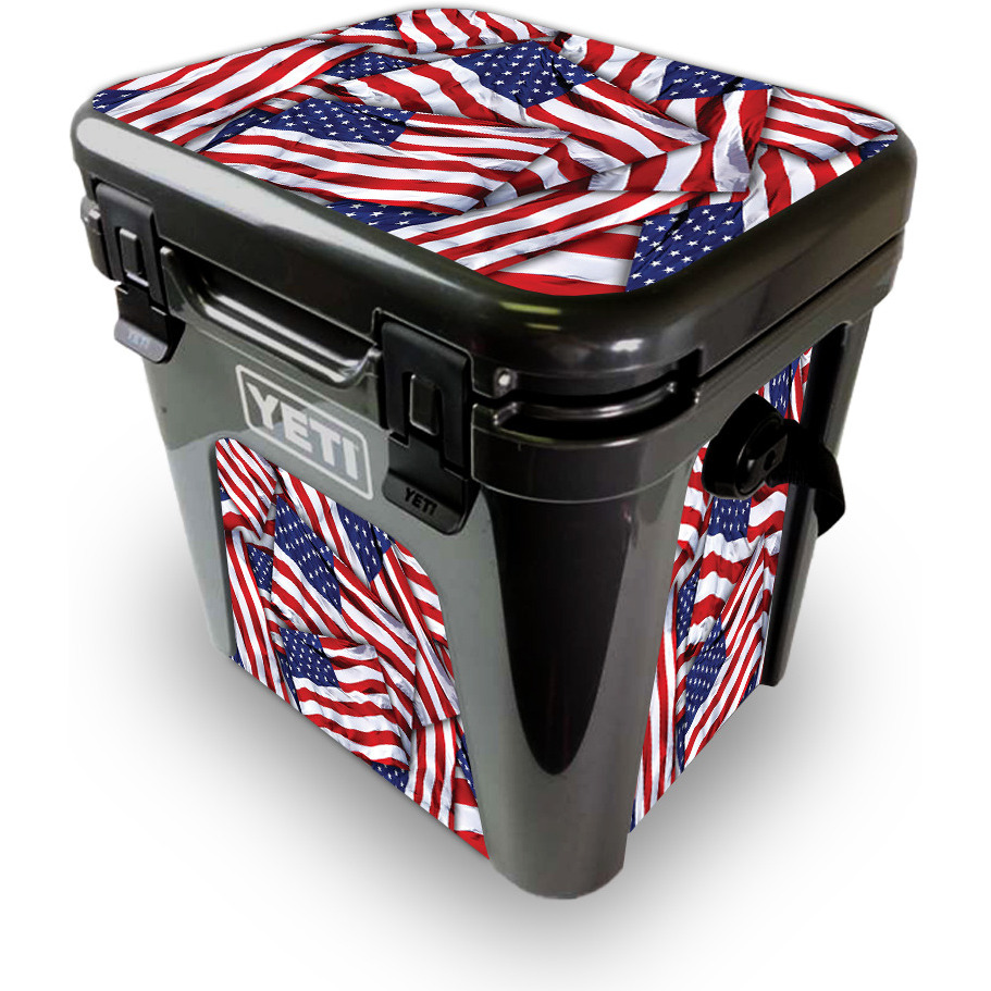 MightySkins YEROAD24-Patriot Skin for Yeti Roadie 24 Hard cooler - Patriot
