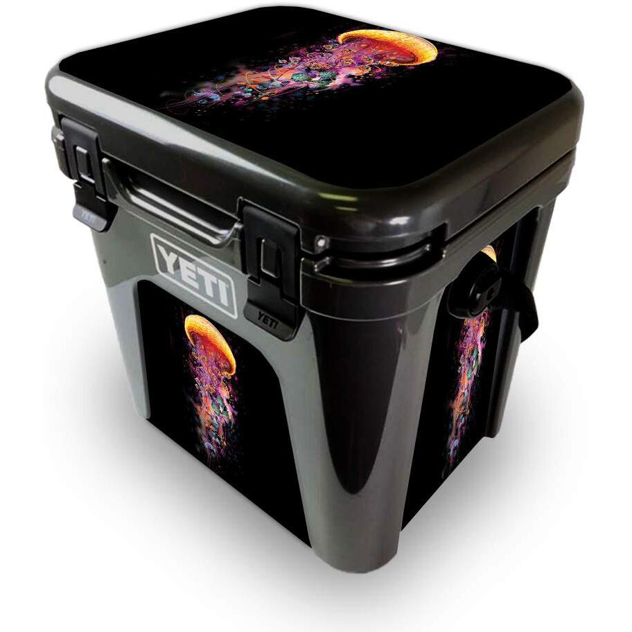 MightySkins YEROAD24-Jellyfish Ride Skin for Yeti Roadie 24 Hard cooler - Jellyfish Ride