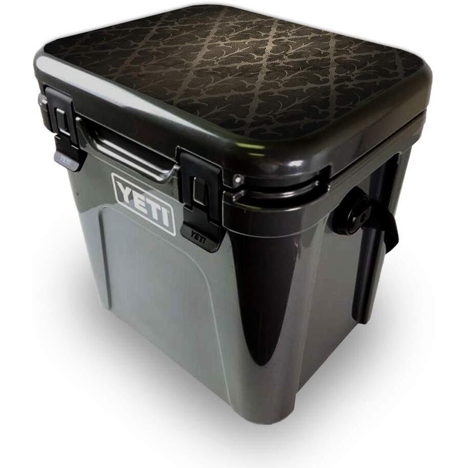 MightySkins YEROA24LID-Vintage Elegance Skin for Yeti Roadie 24 Hard cooler Lid - Vintage Elegance