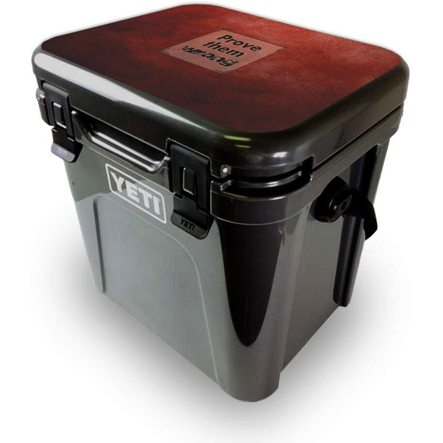 MightySkins YEROA24LID-Prove Them Wrong Skin for Yeti Roadie 24 Hard cooler Lid - Prove Them Wrong