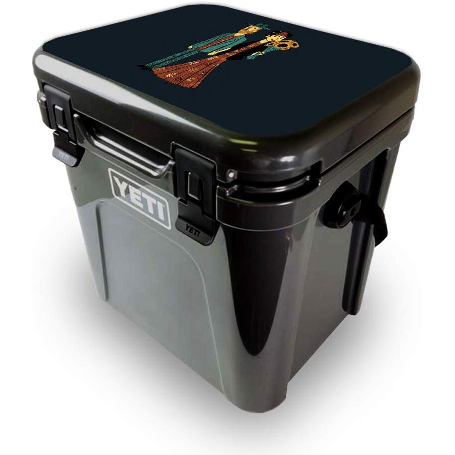 MightySkins YEROA24LID-Love Is Art Skin for Yeti Roadie 24 Hard cooler Lid - Love is Art
