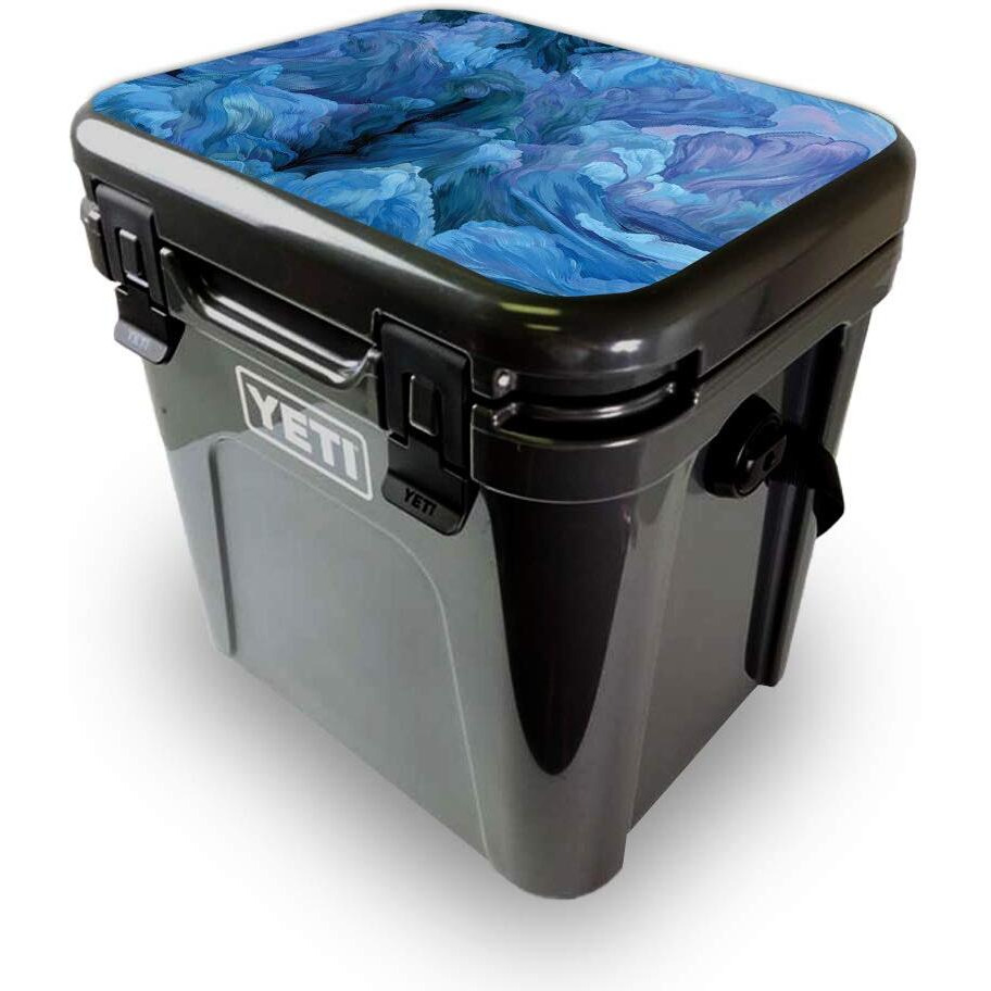 MightySkins YEROA24LID-Typhoon Skin for Yeti Roadie 24 Hard cooler Lid - Typhoon