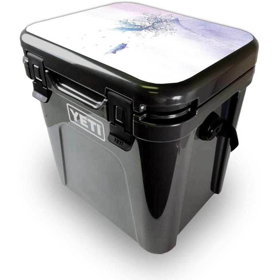 MightySkins YEROA24LID-Long Way To Fuji Skin for Yeti Roadie 24 Hard cooler Lid - Long Way to Fuji