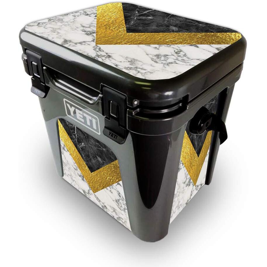 MightySkins YEROAD24-Modern Marble Skin for Yeti Roadie 24 Hard cooler - Modern Marble