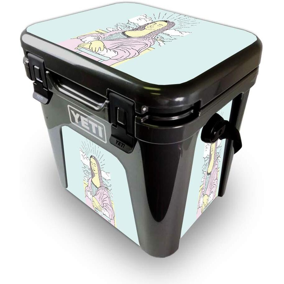 MightySkins YEROAD24-Modern Lisa Skin for Yeti Roadie 24 Hard cooler - Modern Lisa