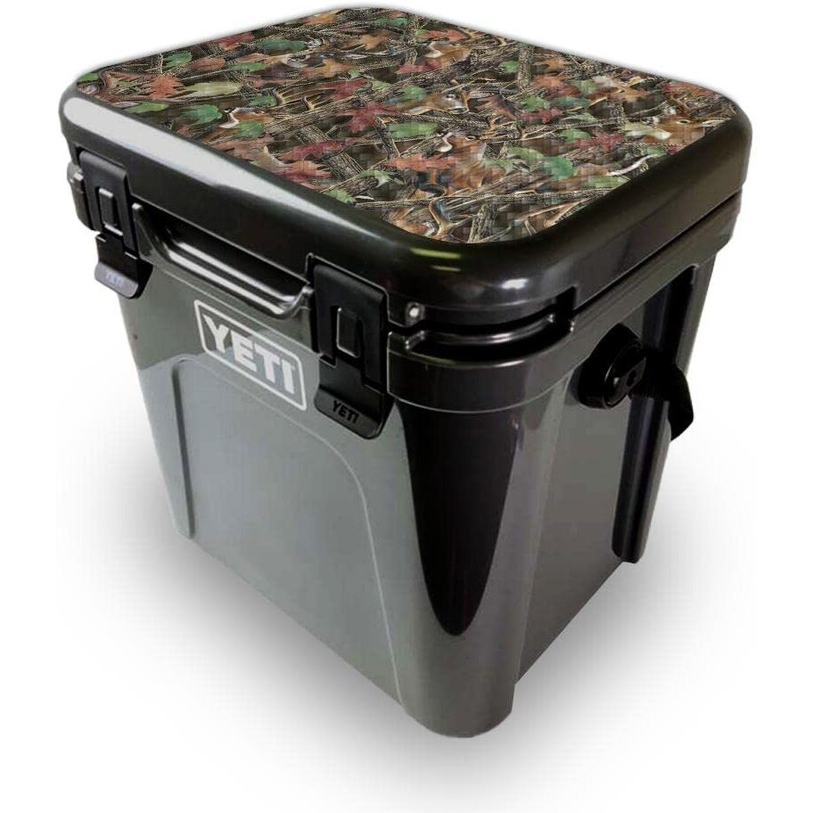 MightySkins YEROA24LID-Buck camo Skin for Yeti Roadie 24 Hard cooler Lid - Buck camo