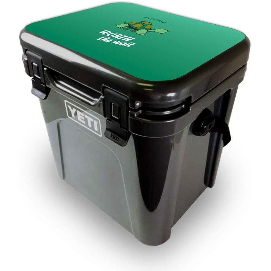 MightySkins YEROA24LID-Late Turtle Skin for Yeti Roadie 24 Hard cooler Lid - Late Turtle