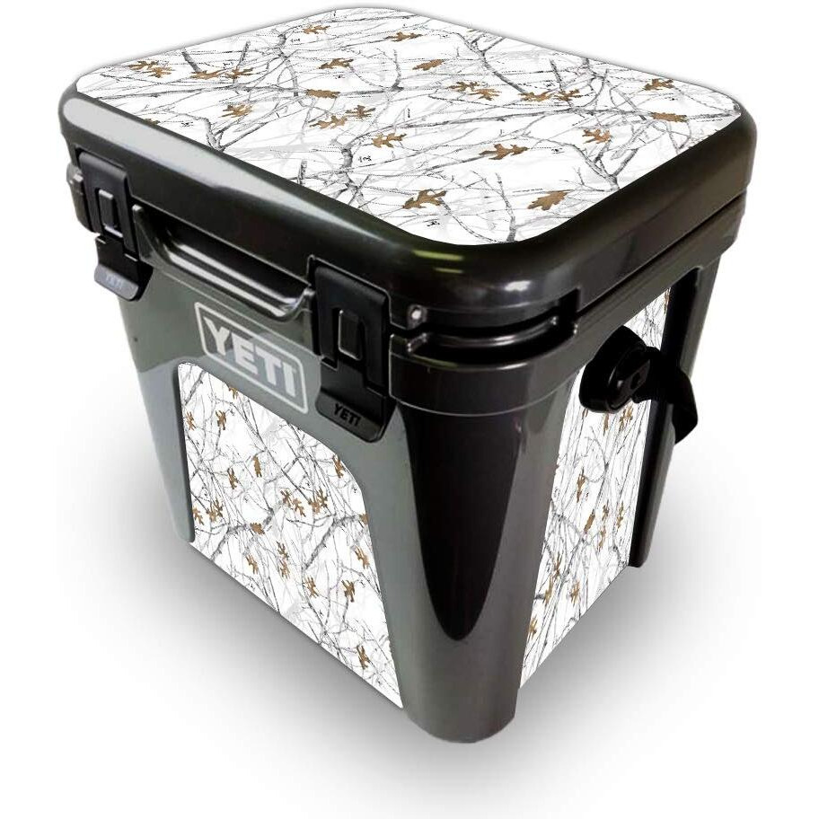 MightySkins YEROAD24-conceal Snow Skin for Yeti Roadie 24 Hard cooler - conceal Snow