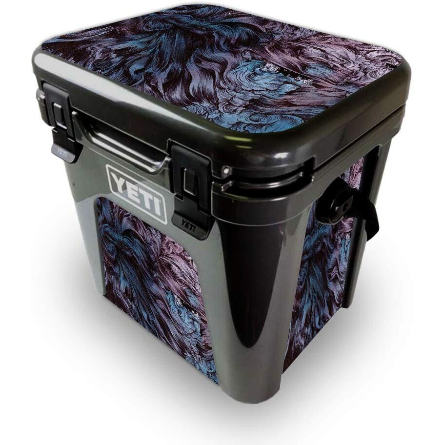 MightySkins YEROAD24-Angry Ripple Skin for Yeti Roadie 24 Hard cooler - Angry Ripple