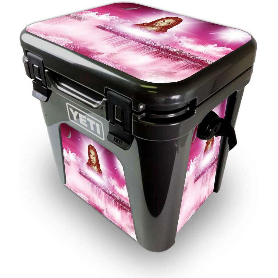 MightySkins YEROAD24-Jesus Skin for Yeti Roadie 24 Hard cooler - Jesus
