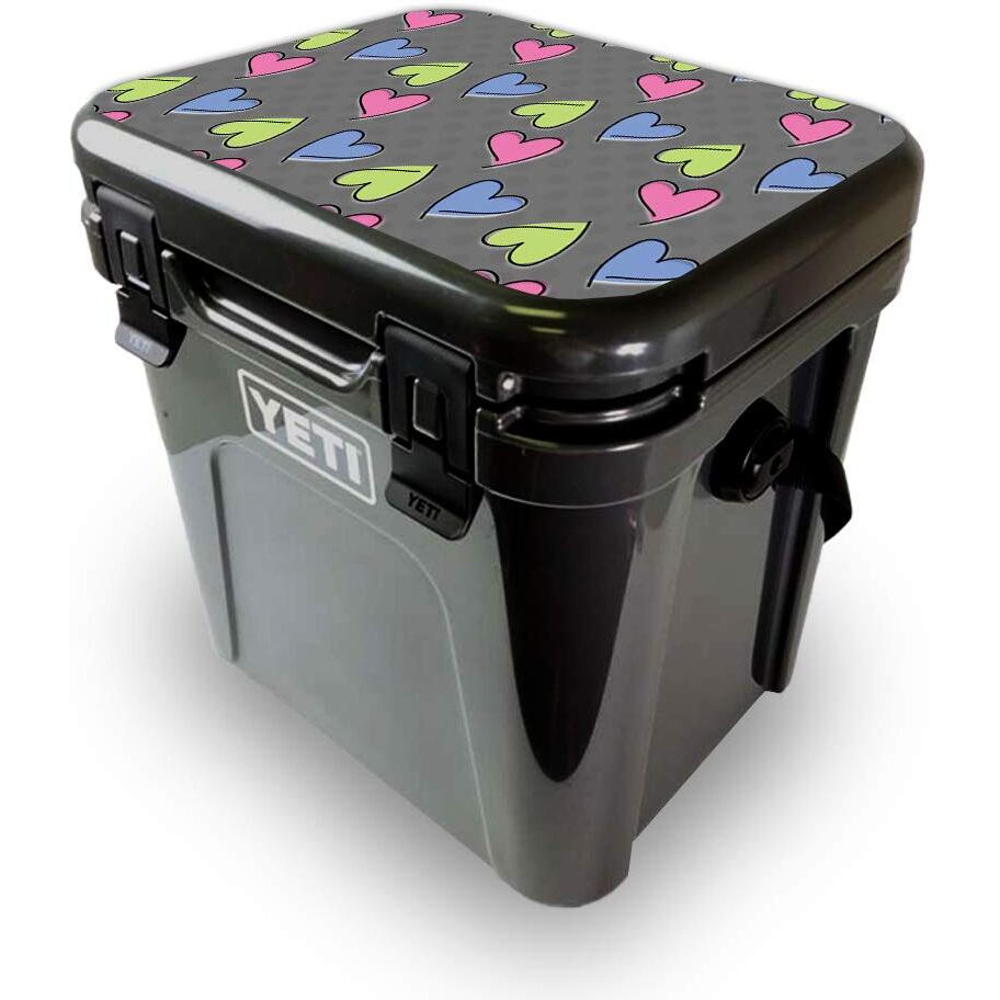 MightySkins YEROA24LID-girly Skin for Yeti Roadie 24 Hard cooler Lid - girly
