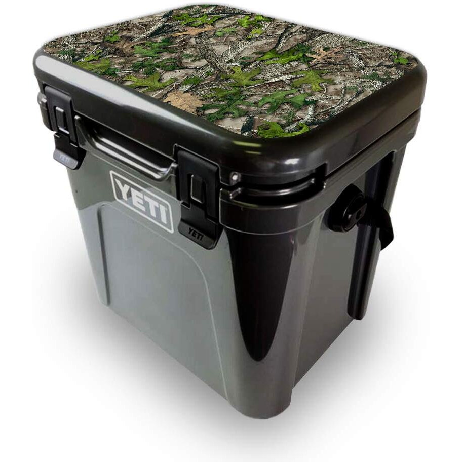 MightySkins YEROA24LID-Htc green Skin for Yeti Roadie 24 Hard cooler Lid - HTc green