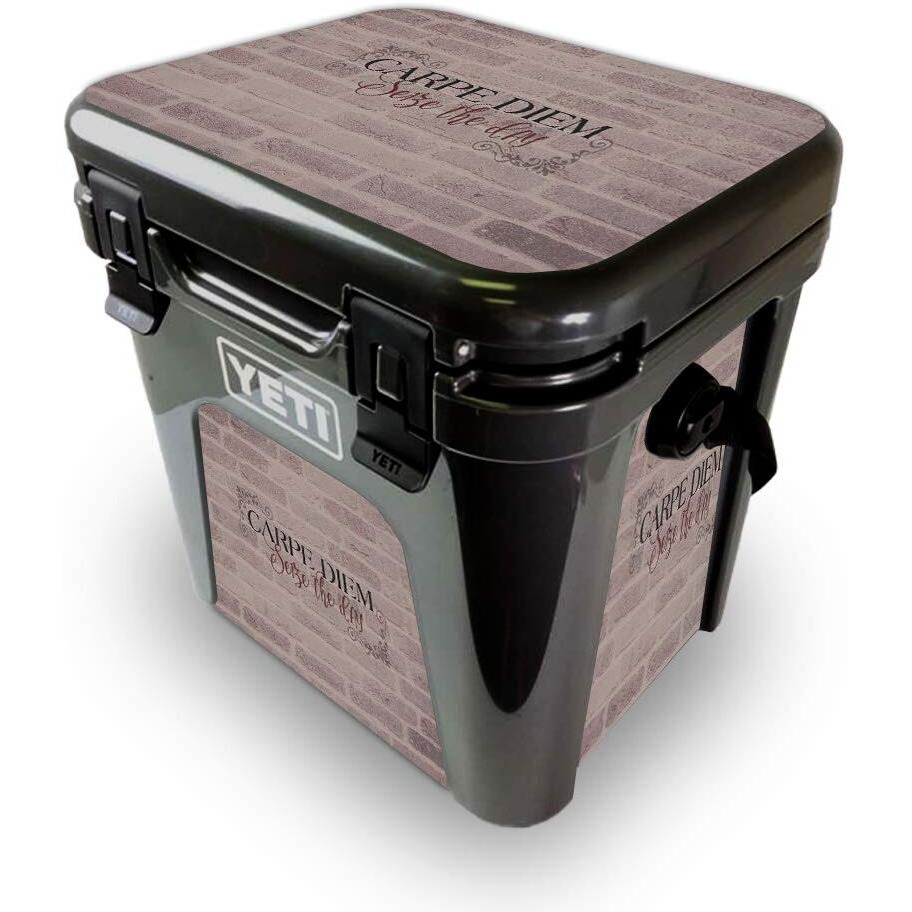 MightySkins YEROAD24-carpe Diem Skin for Yeti Roadie 24 Hard cooler - carpe Diem