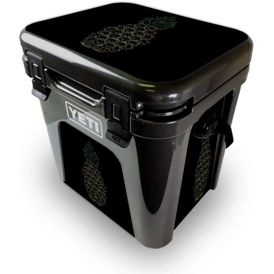 MightySkins YEROAD24-cat Pineapple Skin for Yeti Roadie 24 Hard cooler - cat Pineapple