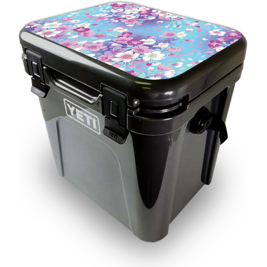 MightySkins YEROA24LID-In Bloom Skin for Yeti Roadie 24 Hard cooler Lid - In Bloom