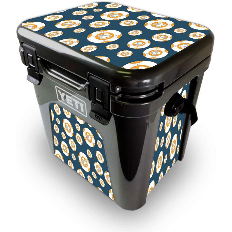 MightySkins YEROAD24-Mini galaxy Bots Skin for Yeti Roadie 24 Hard cooler - Mini galaxy Bots