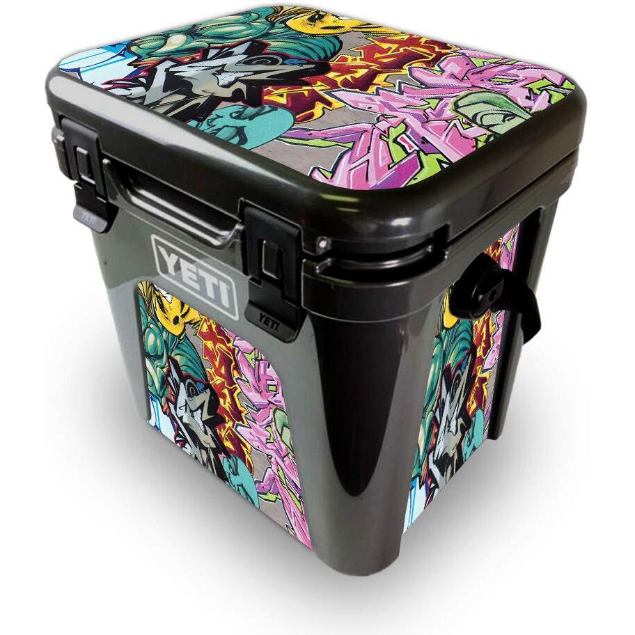 MightySkins YEROAD24-graffiti Wild Styles Skin for Yeti Roadie 24 Hard cooler - graffiti Wild Styles