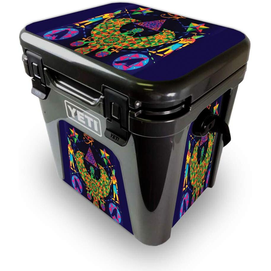MightySkins YEROAD24-Egyptian geometry Skin for Yeti Roadie 24 Hard cooler - Egyptian geometry