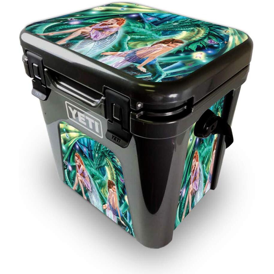 MightySkins YEROAD24-gemini Fairies Skin for Yeti Roadie 24 Hard cooler - gemini Fairies
